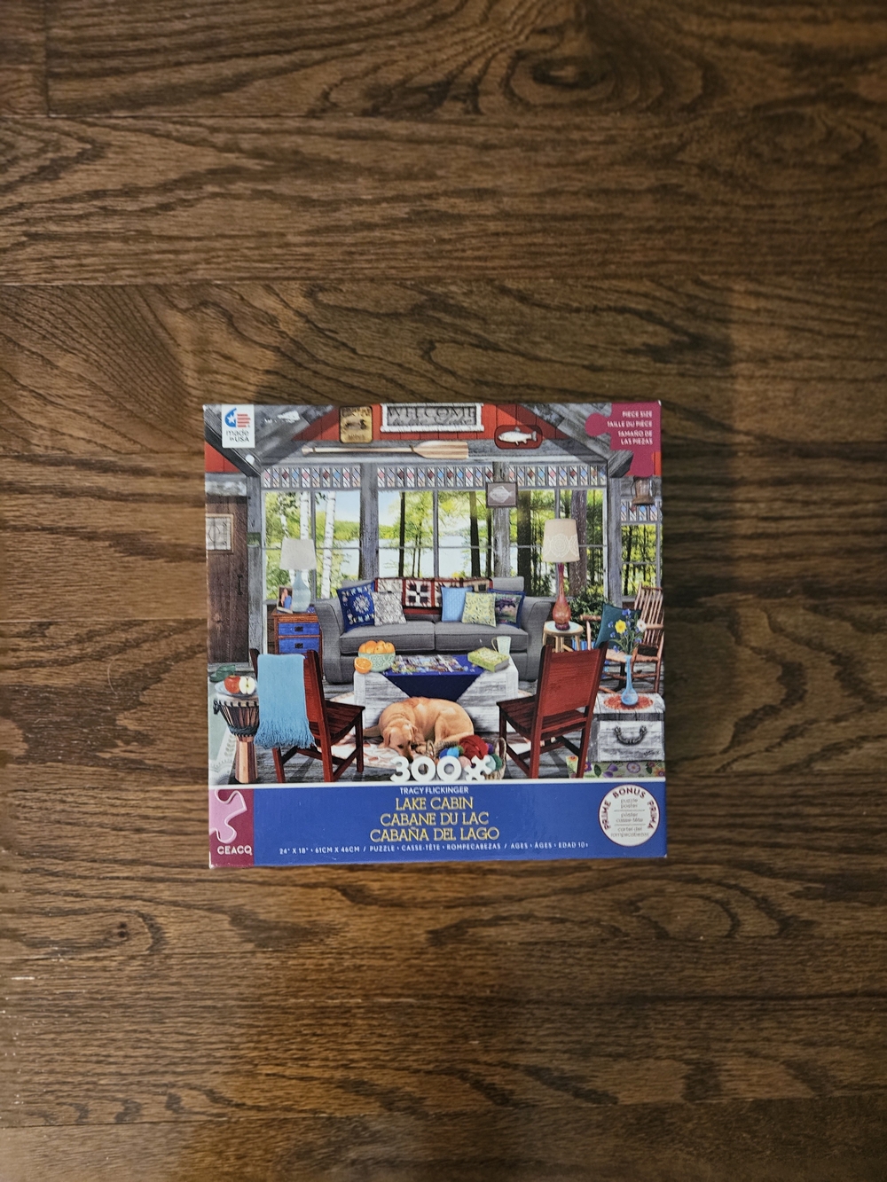 Lake Cabin 300-Piece Jigsaw Puzzle